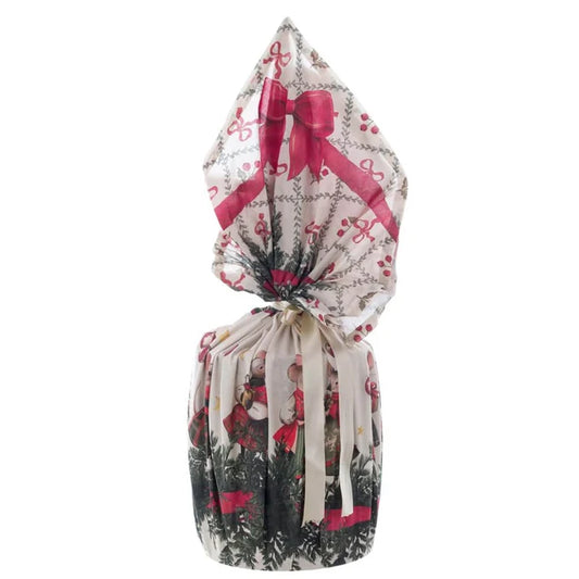 FOULARD - PORTA PANETTONE "FAVOLA DI NATALE"