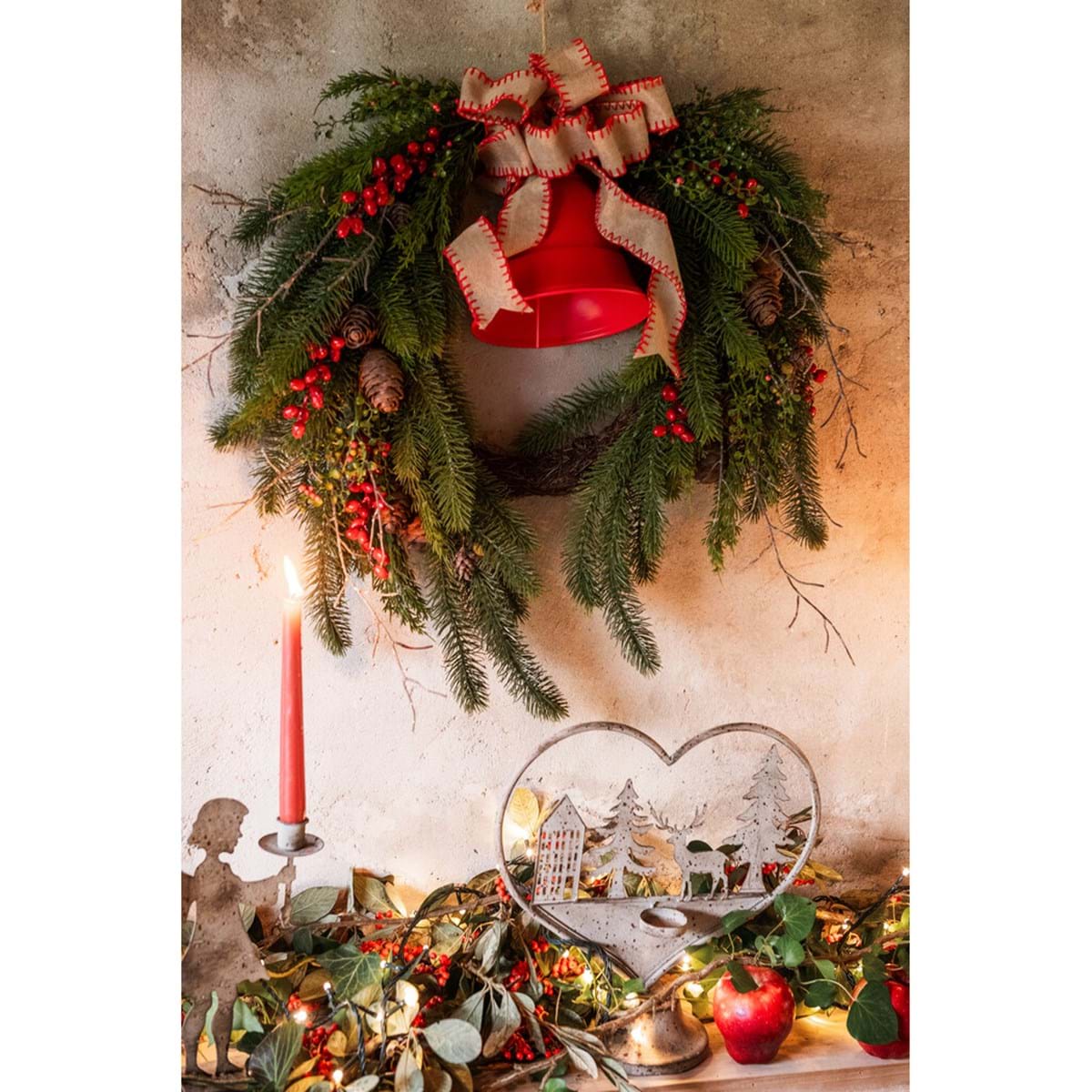 DECORO GHIRLANDA CON CAMPANA "HARMONIA NATURAE"