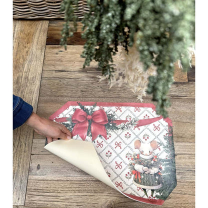 TOVAGLIETTA IN VINILE ASSORTITA "FAVOLA DI NATALE"