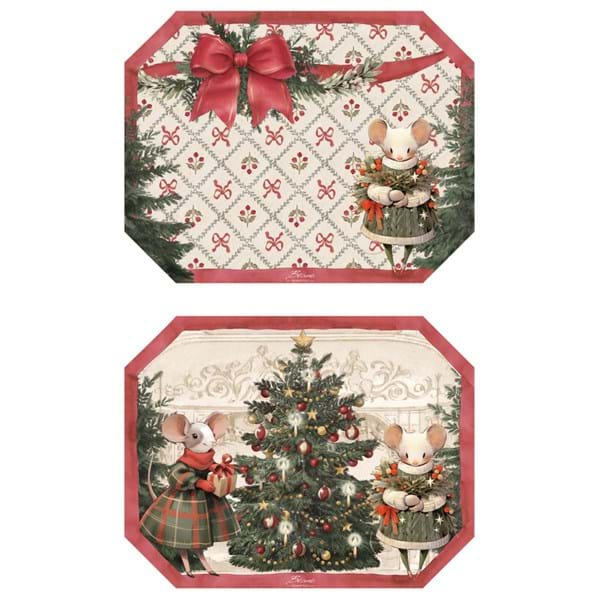 TOVAGLIETTA IN VINILE ASSORTITA "FAVOLA DI NATALE"