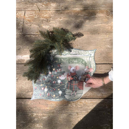 TOVAGLIETTA IN VINILE ASSORTITA "FAVOLA DI NATALE"