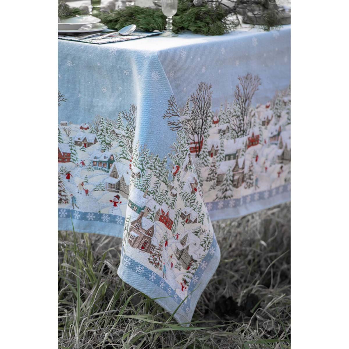 RUNNER GOBELIN NATALE "BORGO ALPINO"