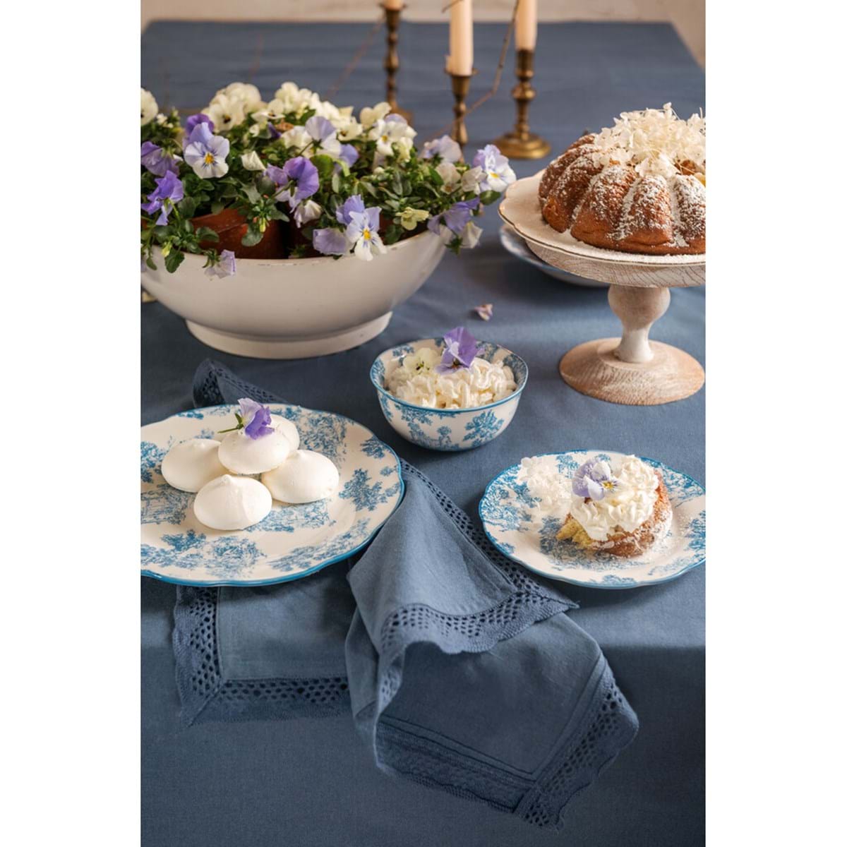 SET/1(PIANO/FONDO/FRUTTA) AZZURRO "AFFINITA ELETTIVE"