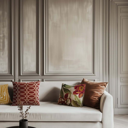 CUSCINO  RICAMATO "GEOMETRIKA"