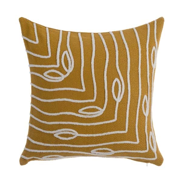 CUSCINO  RICAMATO "GEOMETRIKA"