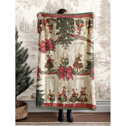 PLAID SHERPA 420GSM "FAVOLA DI NATALE"