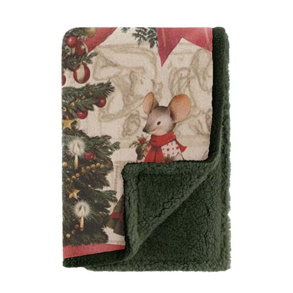 PLAID SHERPA 420GSM "FAVOLA DI NATALE"