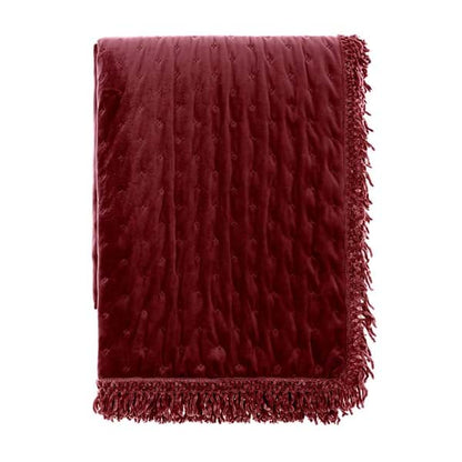 TRAPUNTA CON FRANGE 430GSM "NOTTE DI VELLUTO"