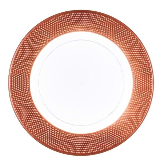 SOTTO PIATTO DECORATIVO (FONDO TRASPARENTE) "SINFONIA A TAVOLA"