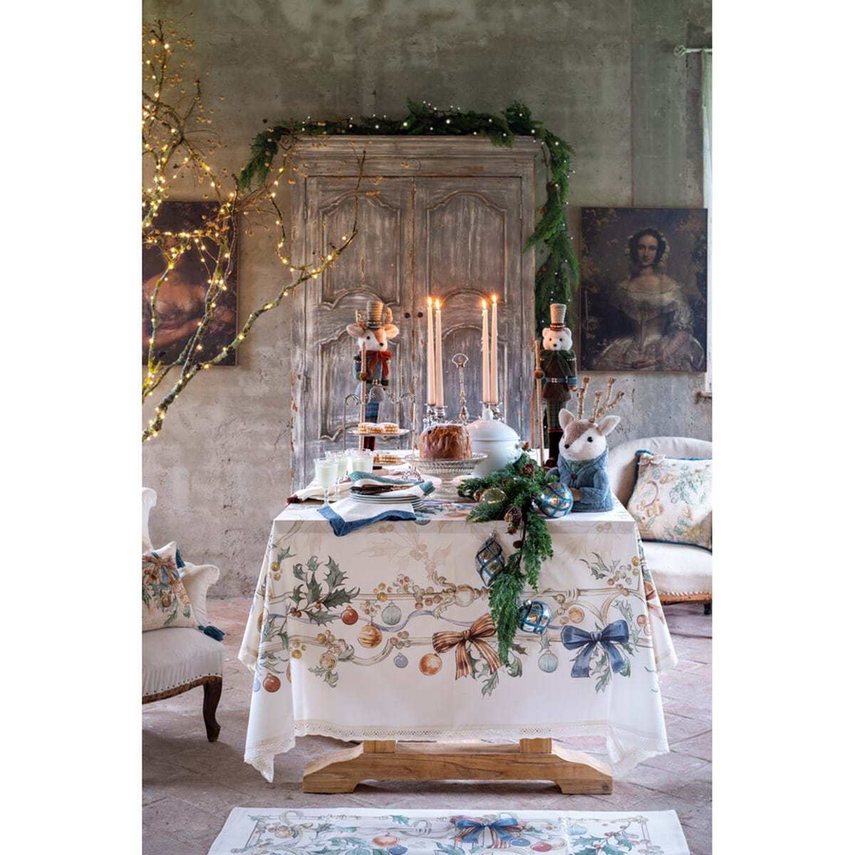 TOVAGLIA CON PIZZO "INTRECCI DI SOGNO"