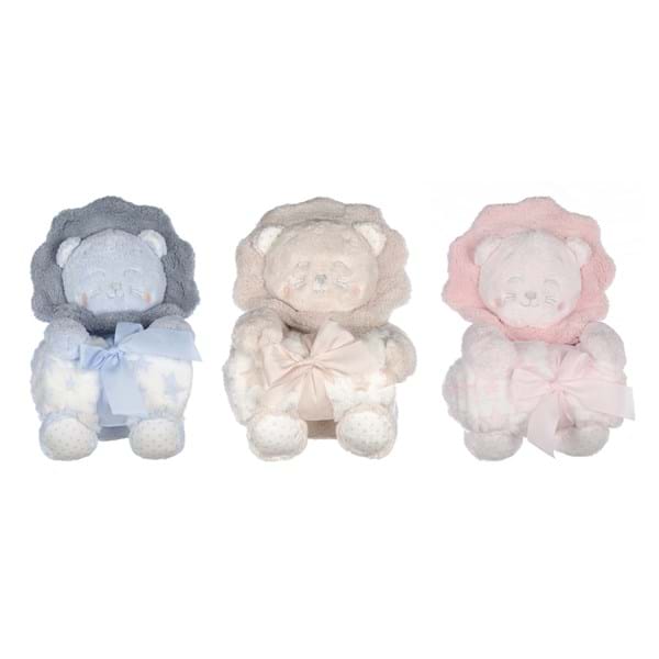 PLAID CON PUPAZZO ASS.IN SCATOLA